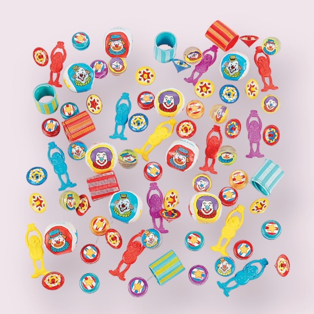 Bulk 98 Pc. Carnival Giveaway Assortment Toys